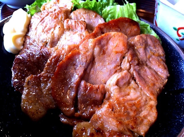 しょうが焼き at 季節料理 くら井