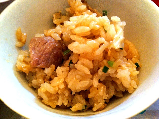 豚肉の塩麹漬け焼きのまぜご飯