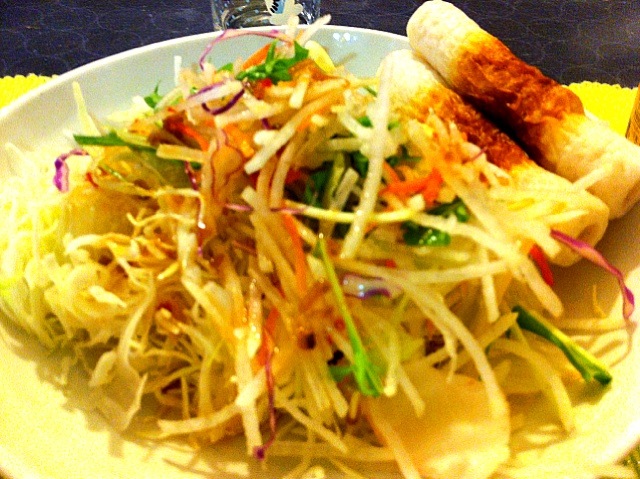 サラダとちくわSnapDish Food Camera